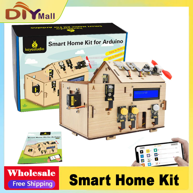 Home Automation Diy - Keyestudio Smart IoT Home Kit مع