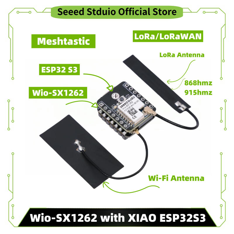 Home Automation Arduino - وحدة ESP32 S3 LoRa Meshtastic LoRa