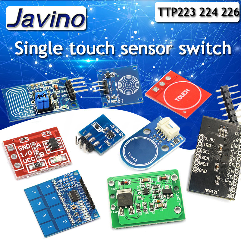 Home Automation Arduino - وحدات مفاتيح رقمية تعمل باللمس TTP223