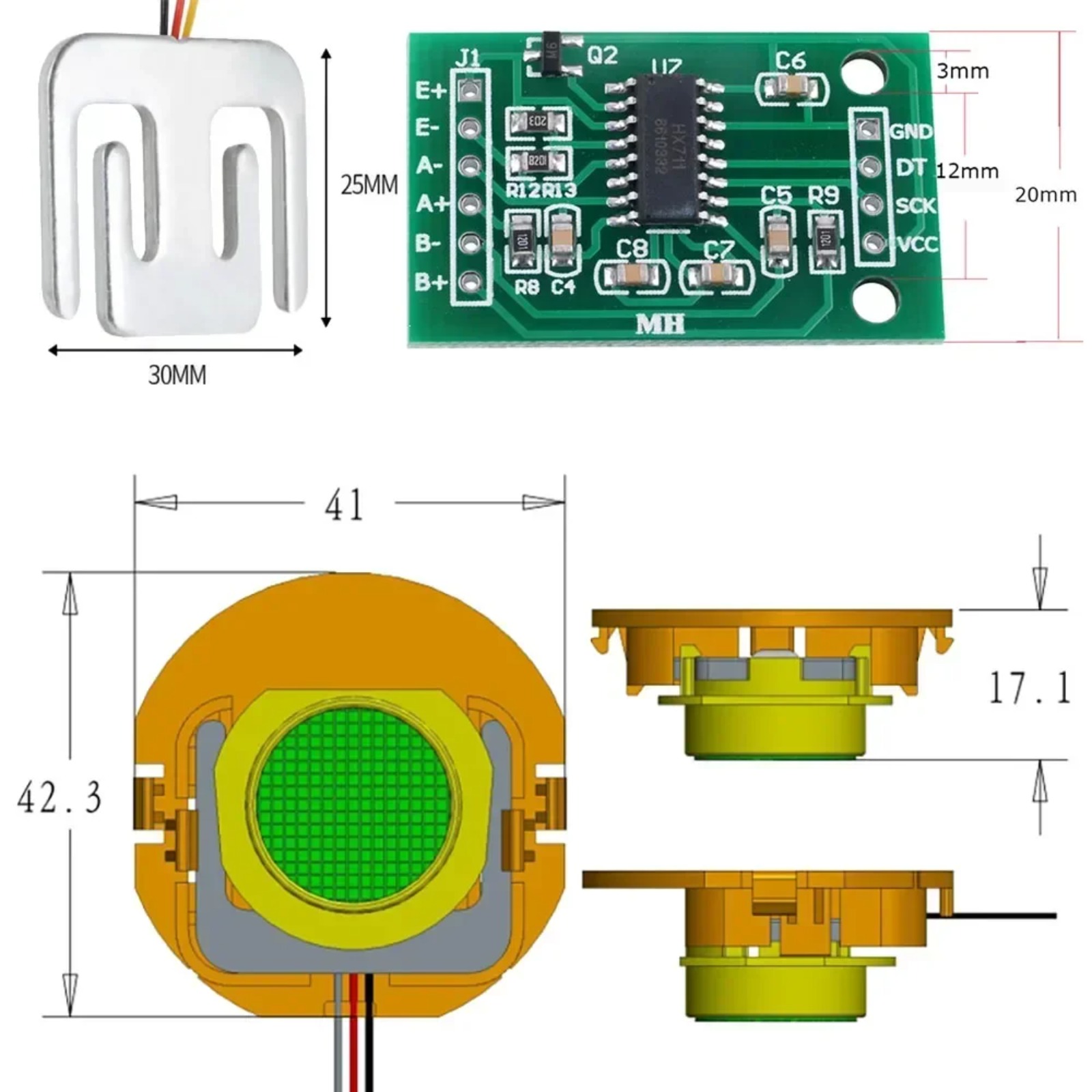 مستشعر وزن DIYmall بسعة 50 كجم - مراجعة Home Automation Arduino وسعره
