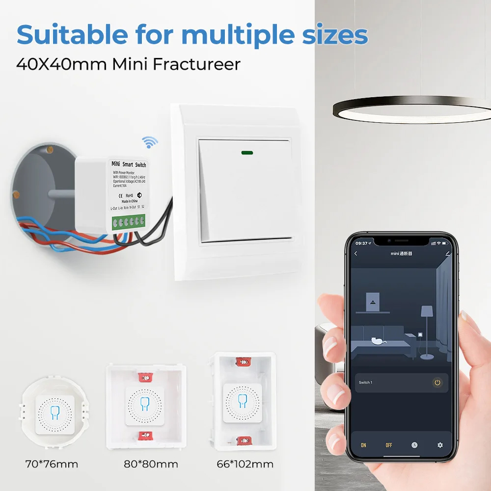 مفتاح ذكي صغير 16 أمبير من توي - مراجعة Home Automation Diy وسعره