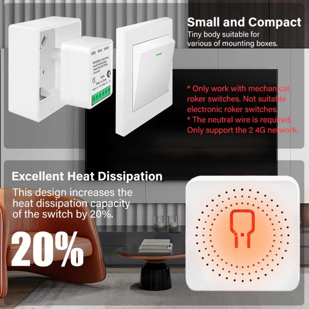 مفتاح ذكي صغير 16 أمبير من توي - مراجعة Home Automation Diy وسعره