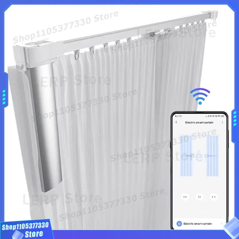 نظام سكك ستائر كهربائية ذكية ل - مراجعة Home Automation System Design وسعره